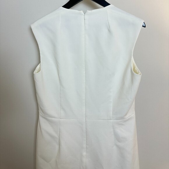 FRENCH CONNECTION Ruth Whisper A-Line Dress in Summer White Size US 14 - Picture 8 of 12